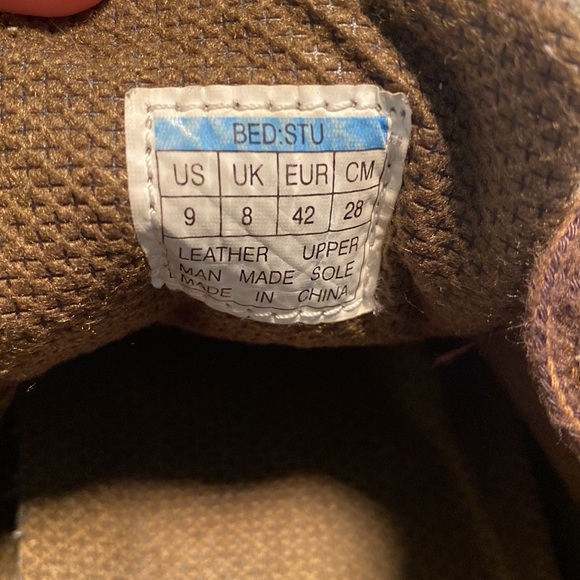 Bed Stu Men’s 9 Women’s 10 Chunky Lace up shoes - Picture 15 of 17